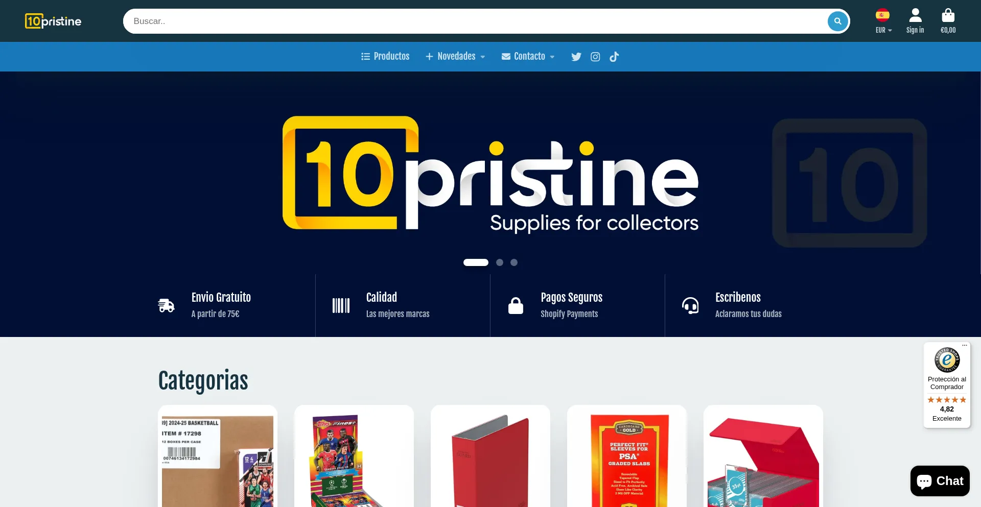 10pristine.com Screenshot
