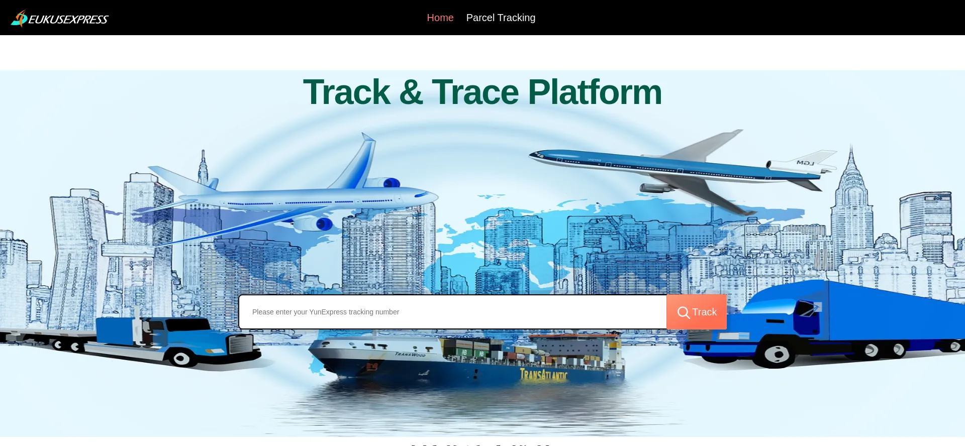 Website screenshot of 17trackeuro.com