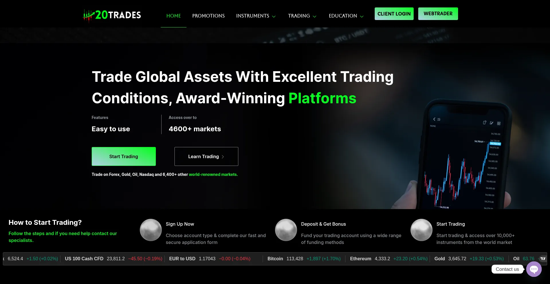 20trades.com 安全可靠吗？