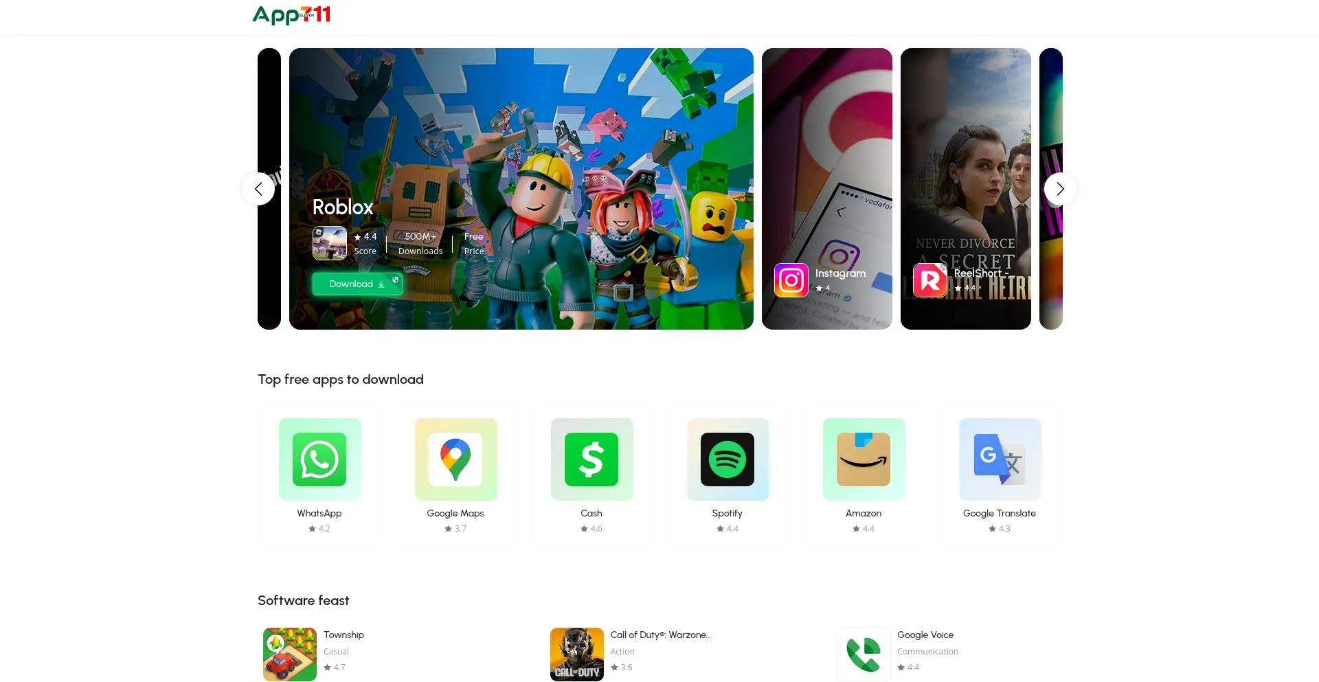 23050686397.app711.com Screenshot