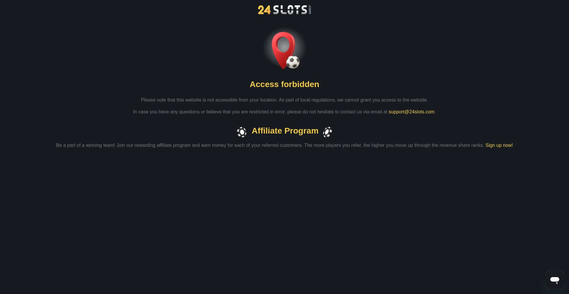24slots.com Screenshot