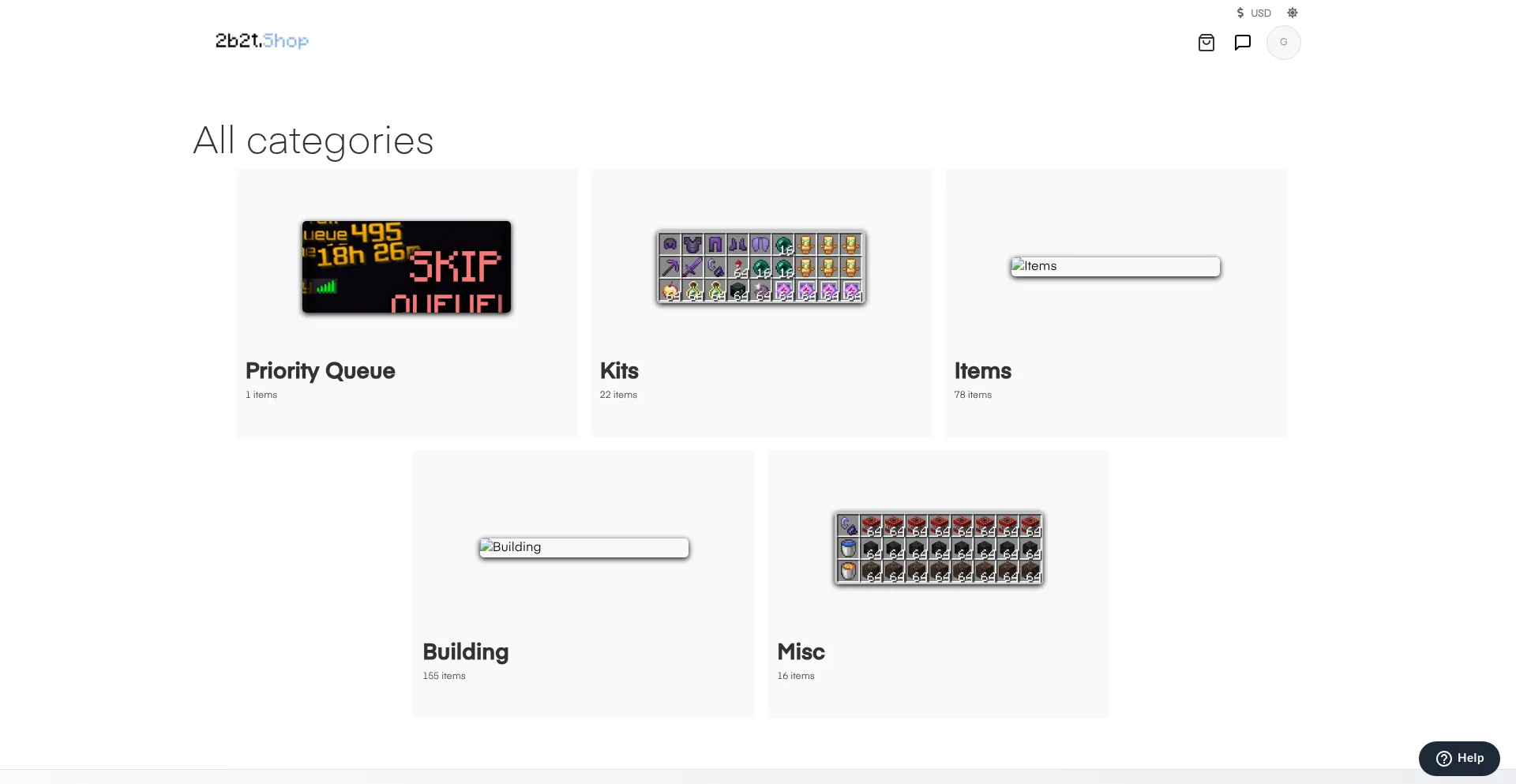 2b2t.shop Screenshot