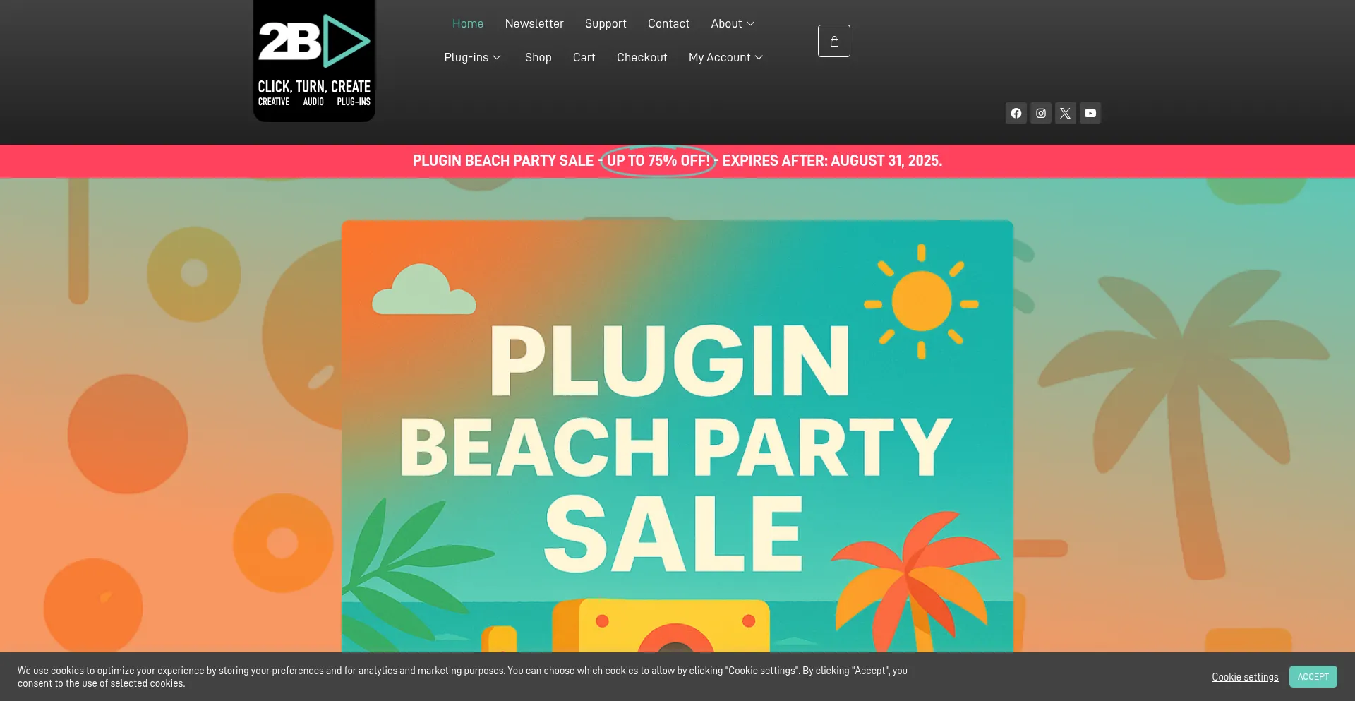 Website screenshot of 2bplayed.com
