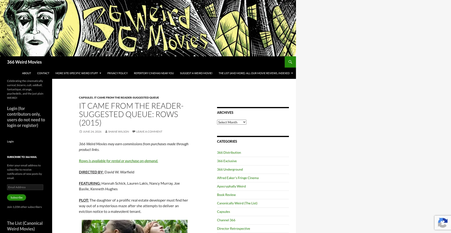 366weirdmovies.com