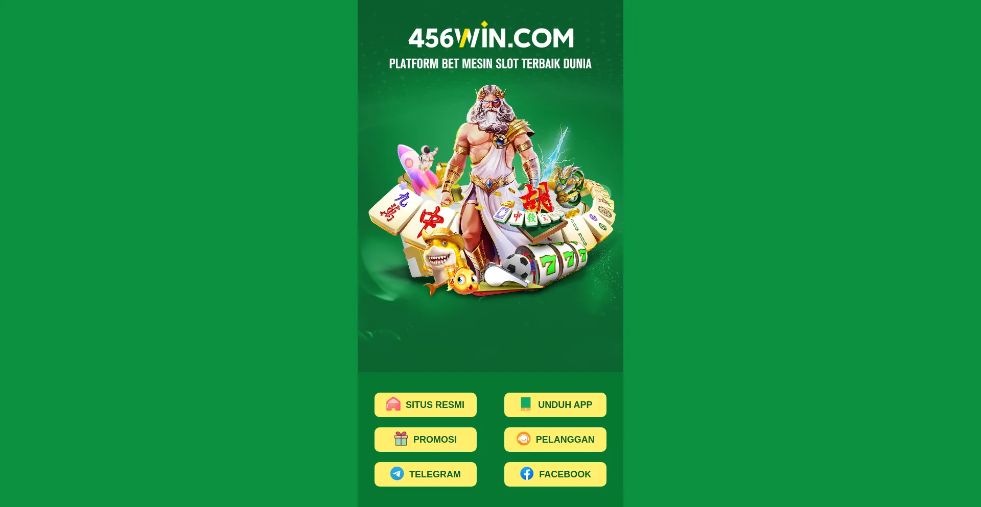 Website screenshot of 456win.com