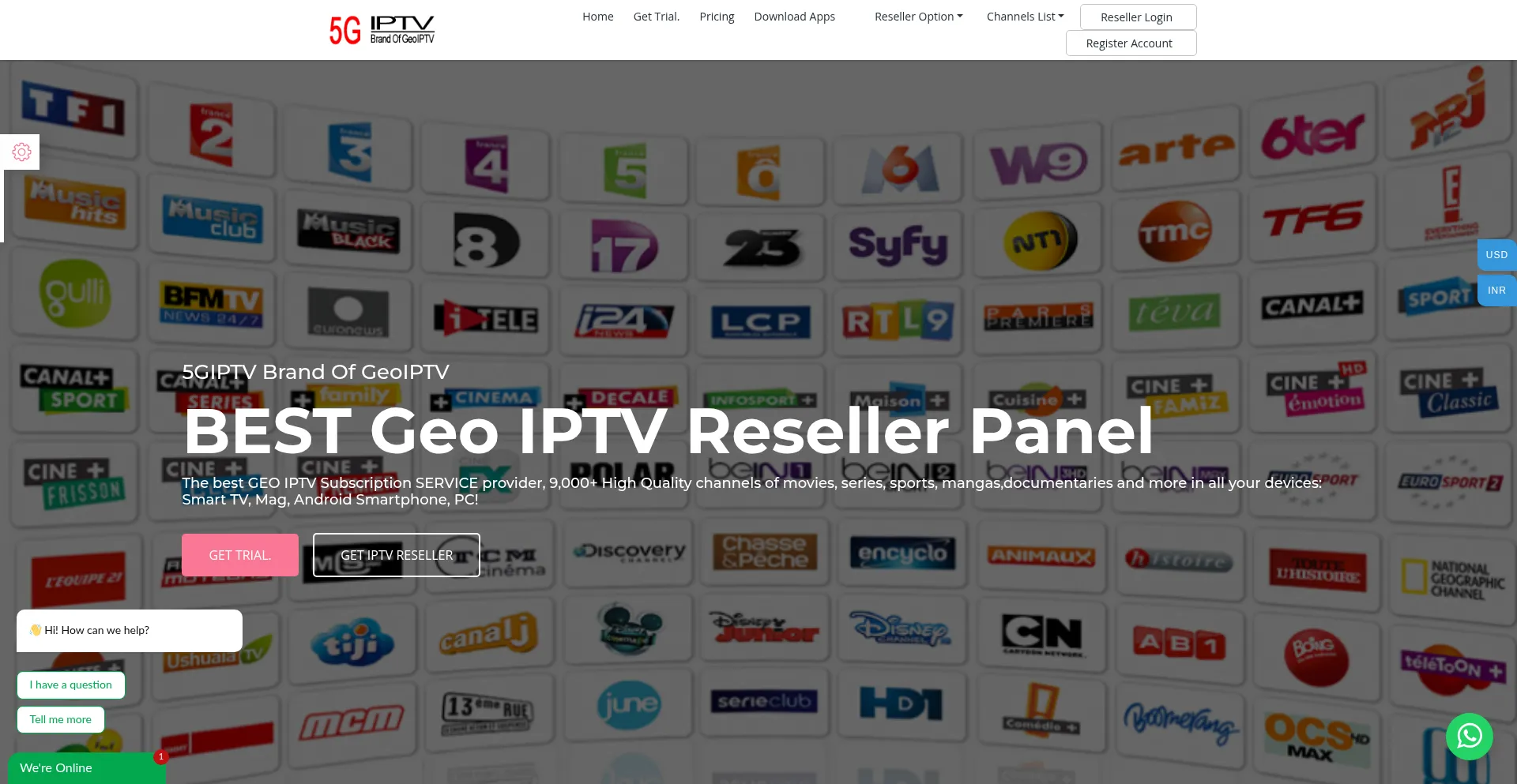 5g-iptv.com Screenshot