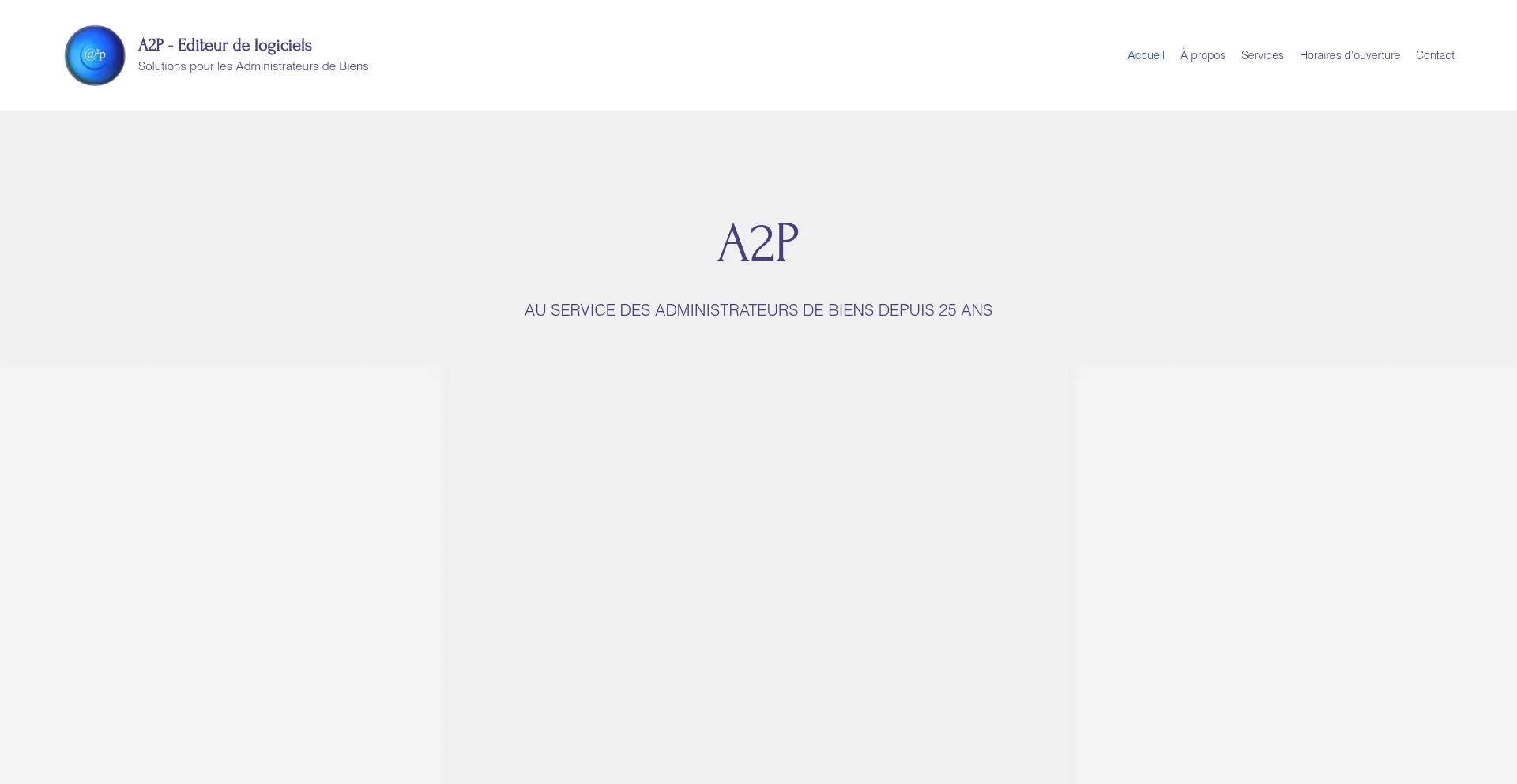 Website screenshot of A2psoft.com