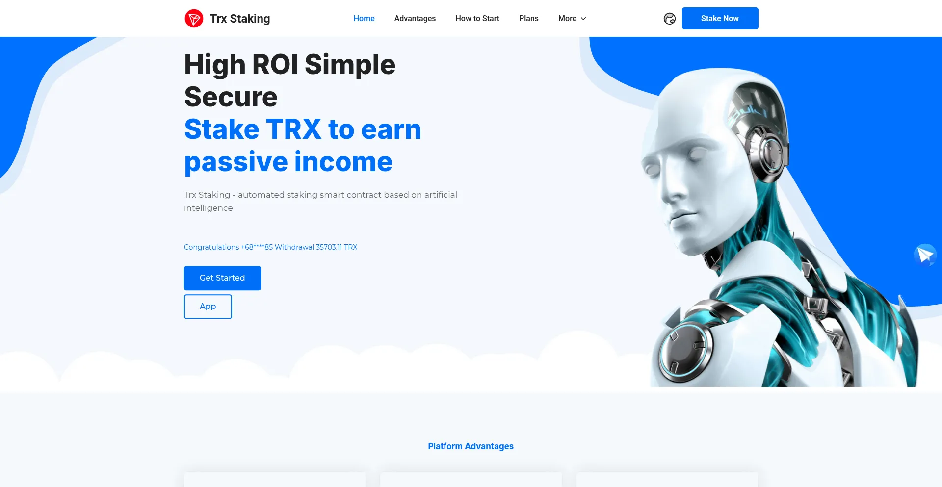 Website screenshot of Aaasz.com