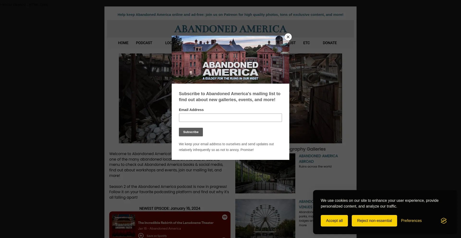 Abandonedamerica.us