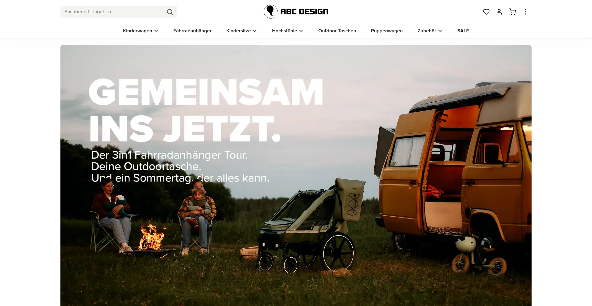Website screenshot of Abc-design.de