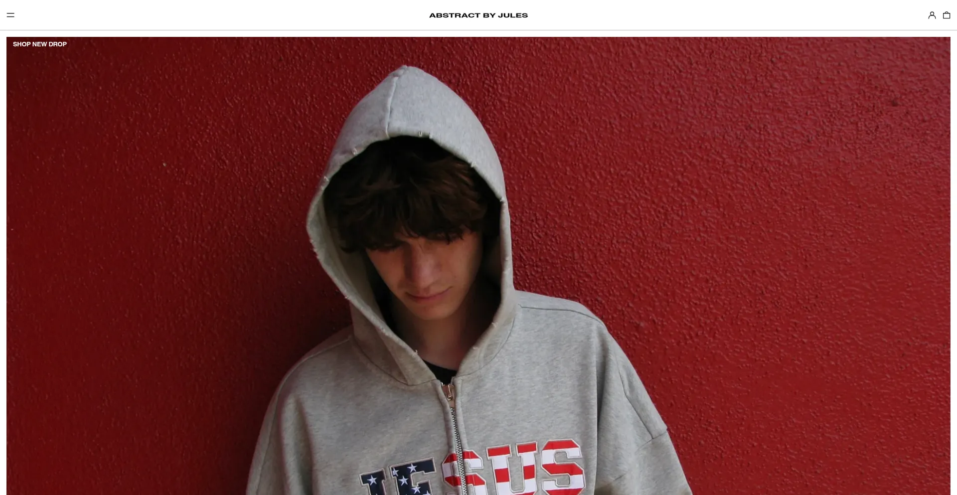 Website screenshot of Abstractbyjules.com