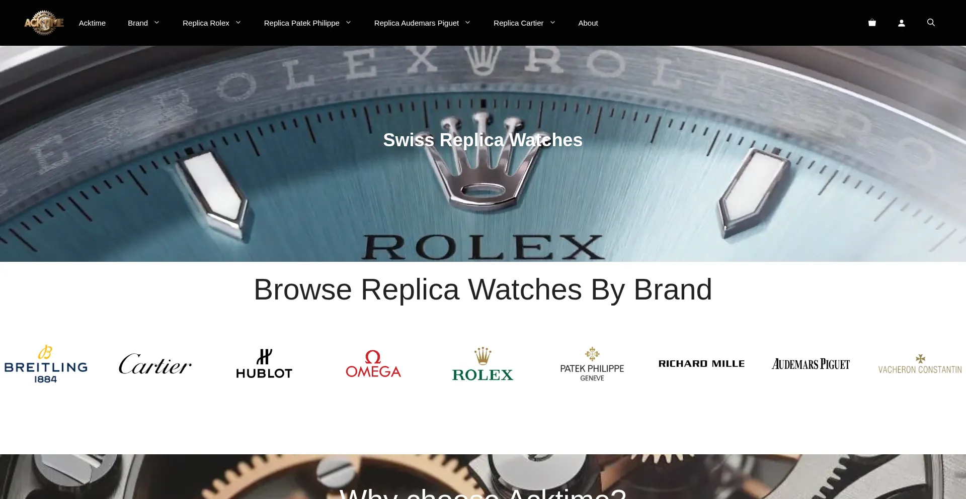 Acktime.com Screenshot
