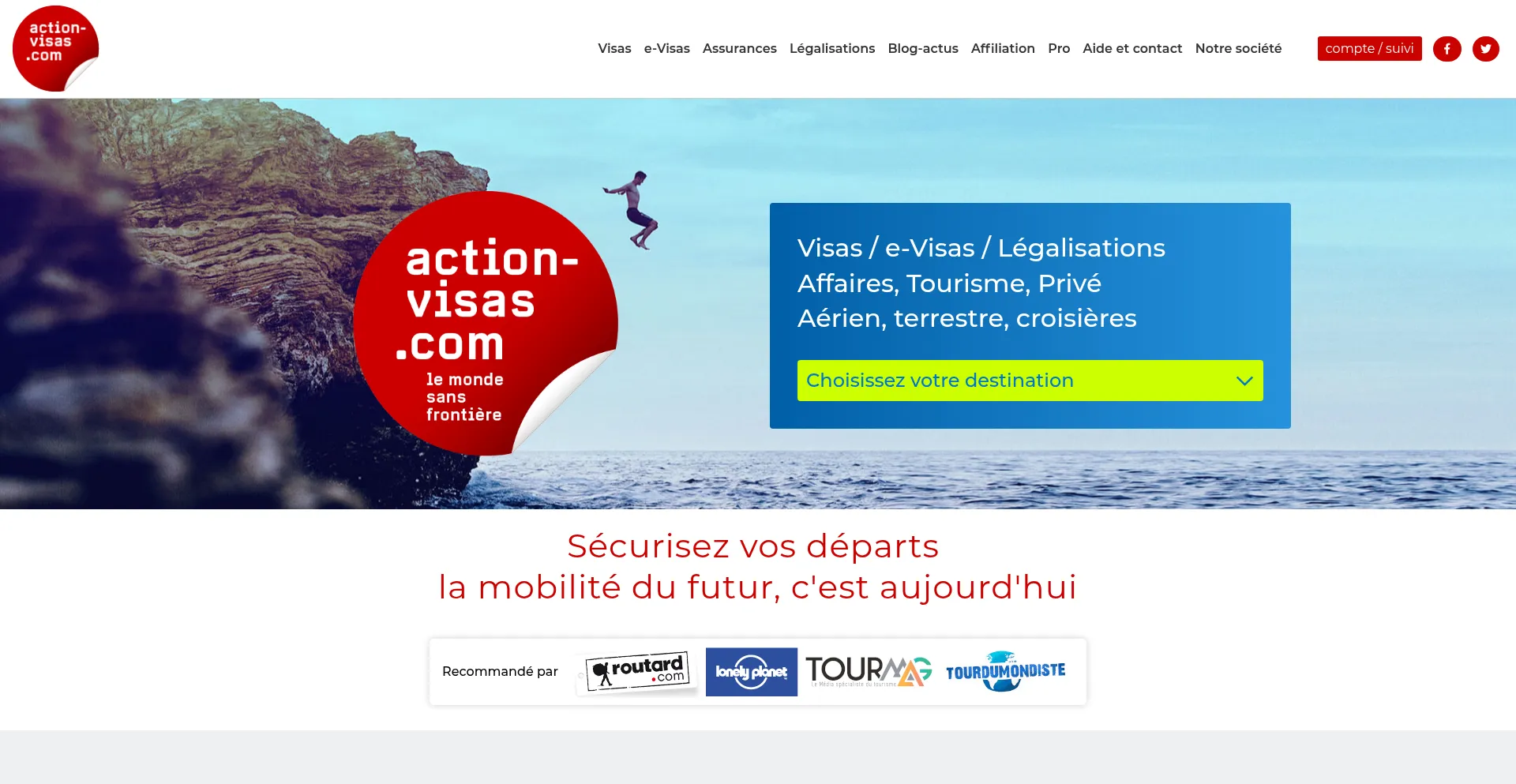 Action-visas.com Screenshot