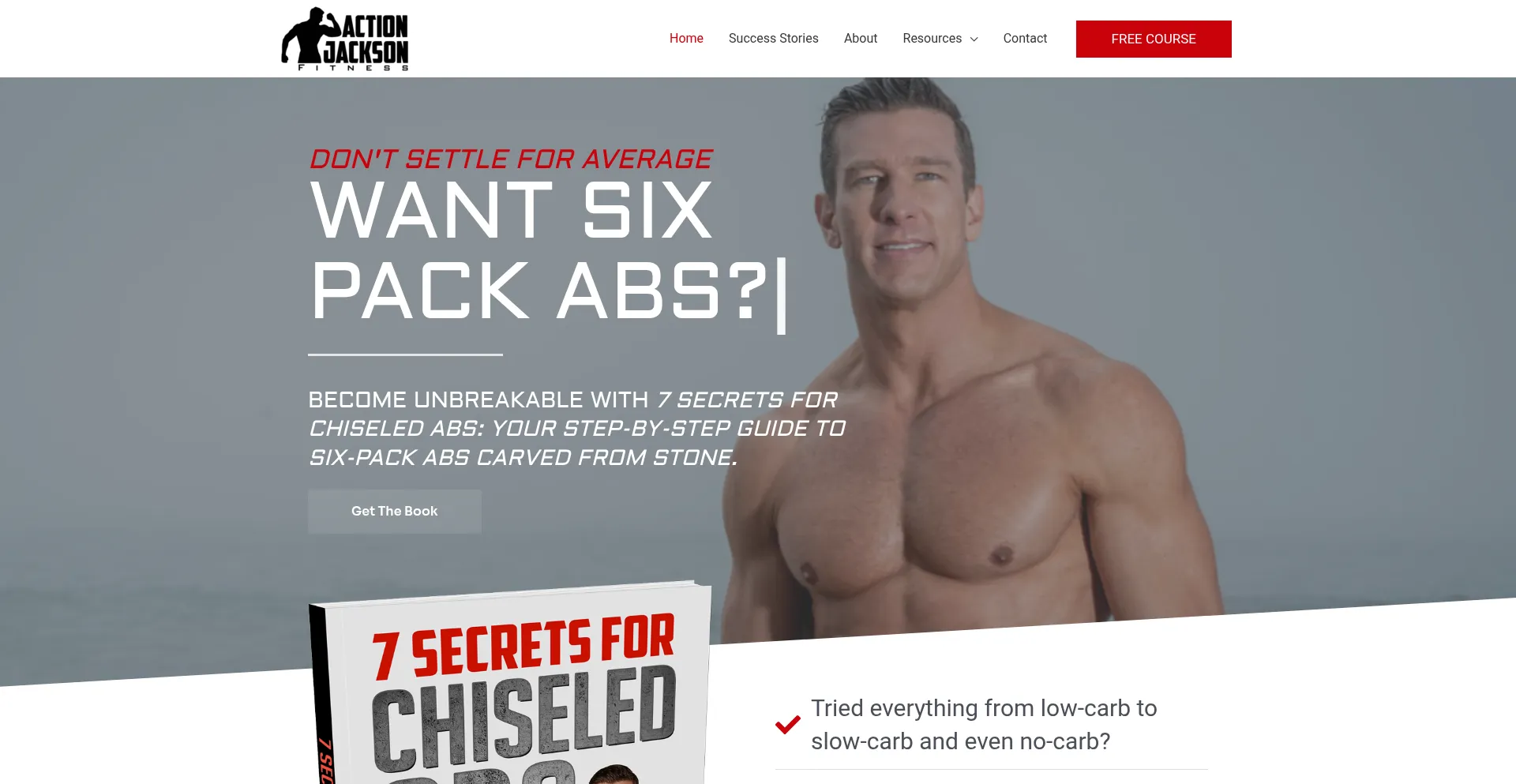 Actionjacksonfitness.com Screenshot