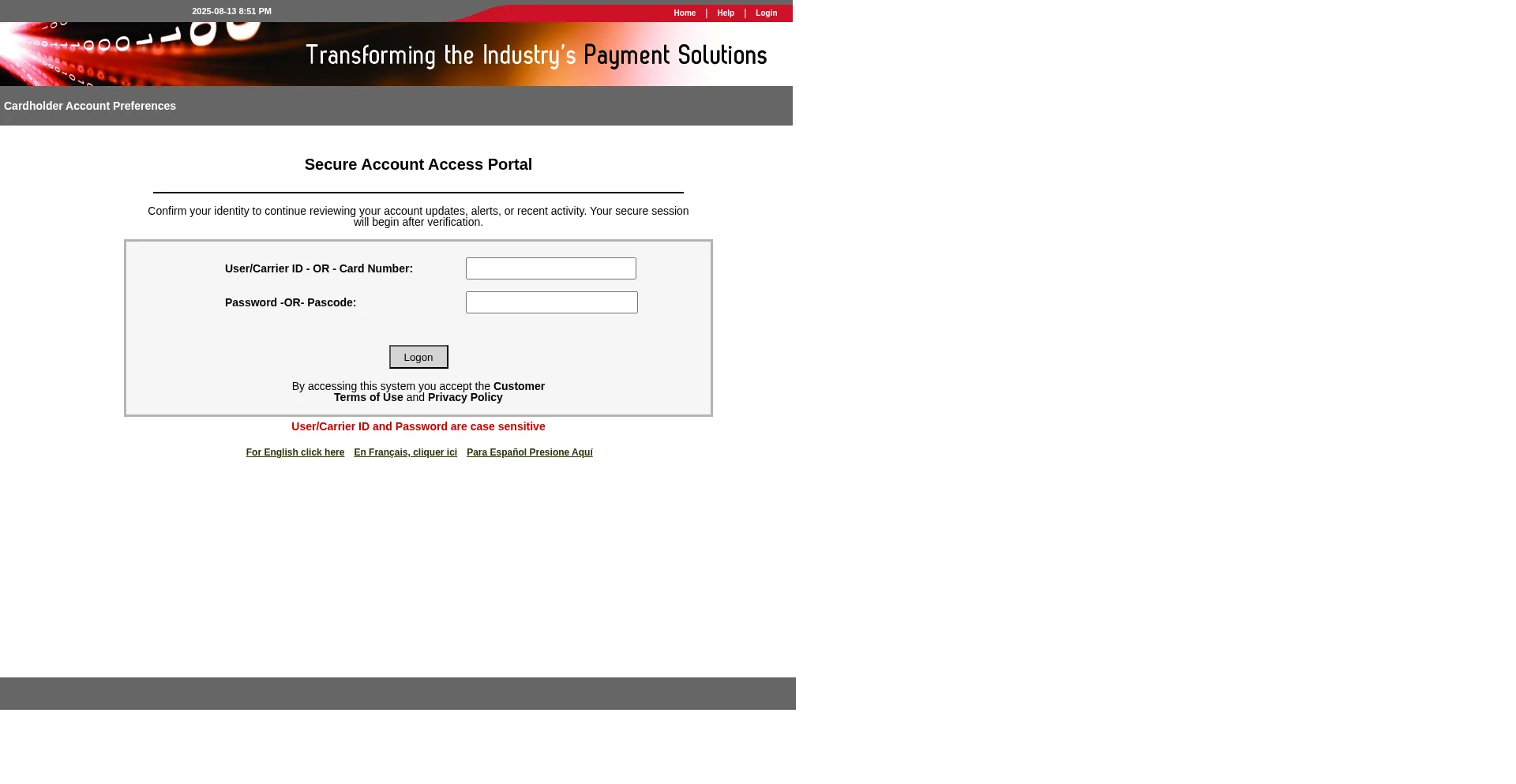 Website screenshot of Activesessionpanel.org