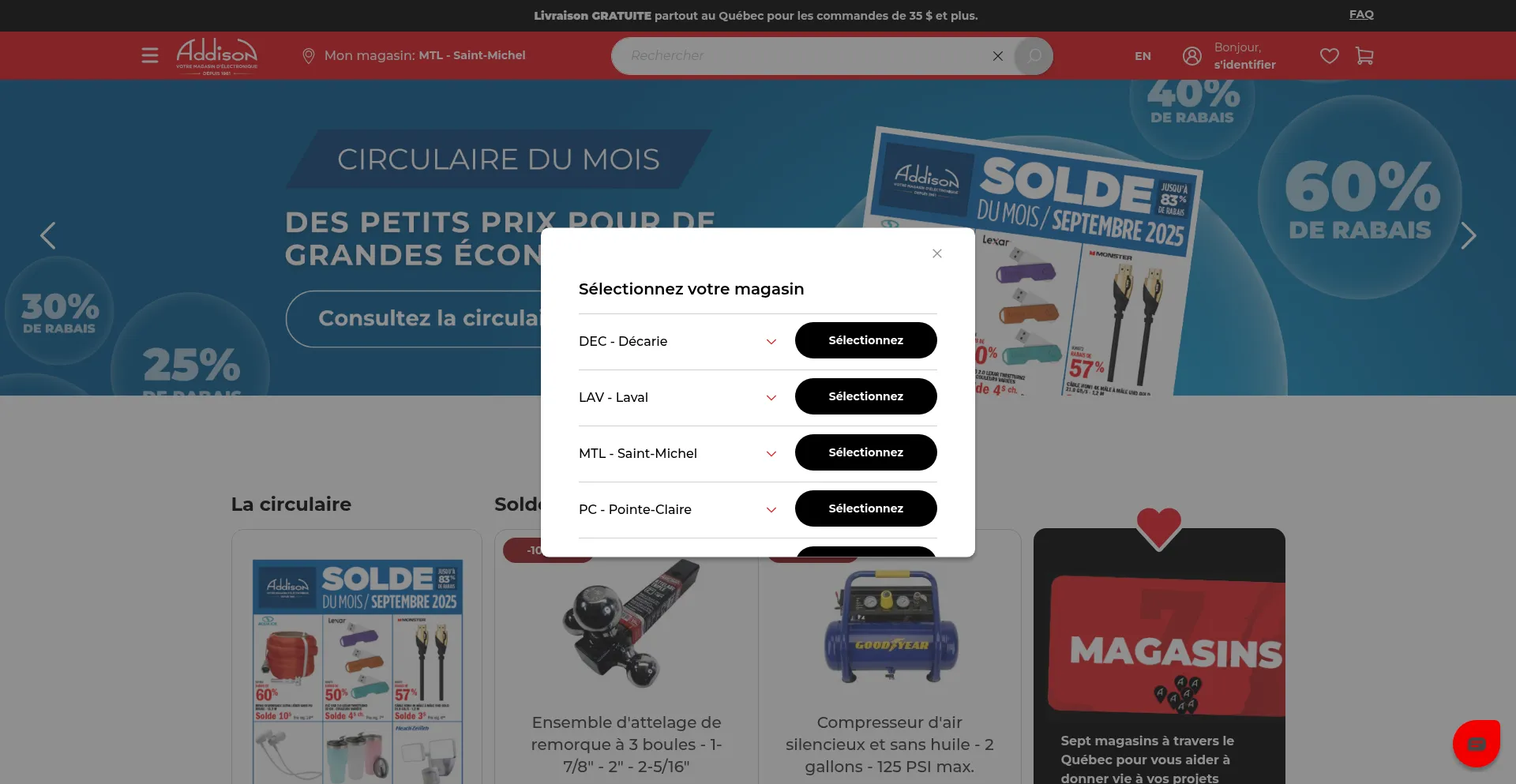 Addison-electronique.com Screenshot
