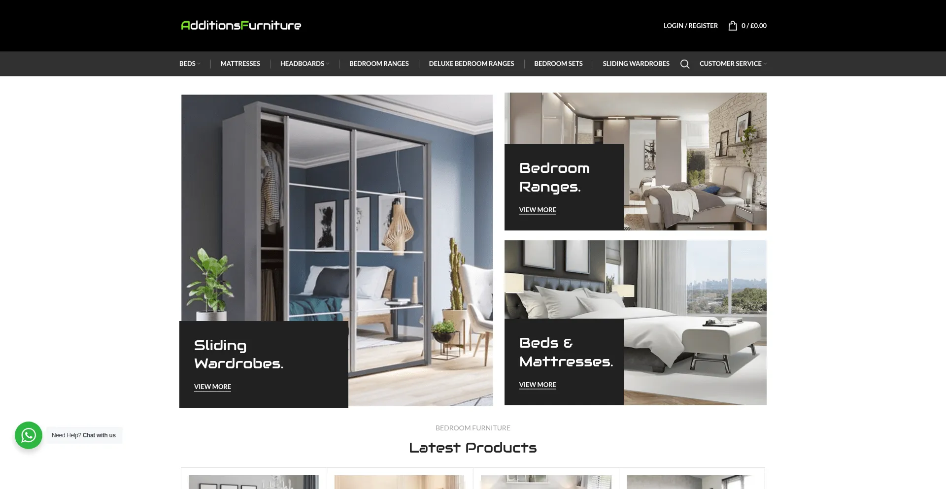 Additionsfurniture.co.uk Screenshot