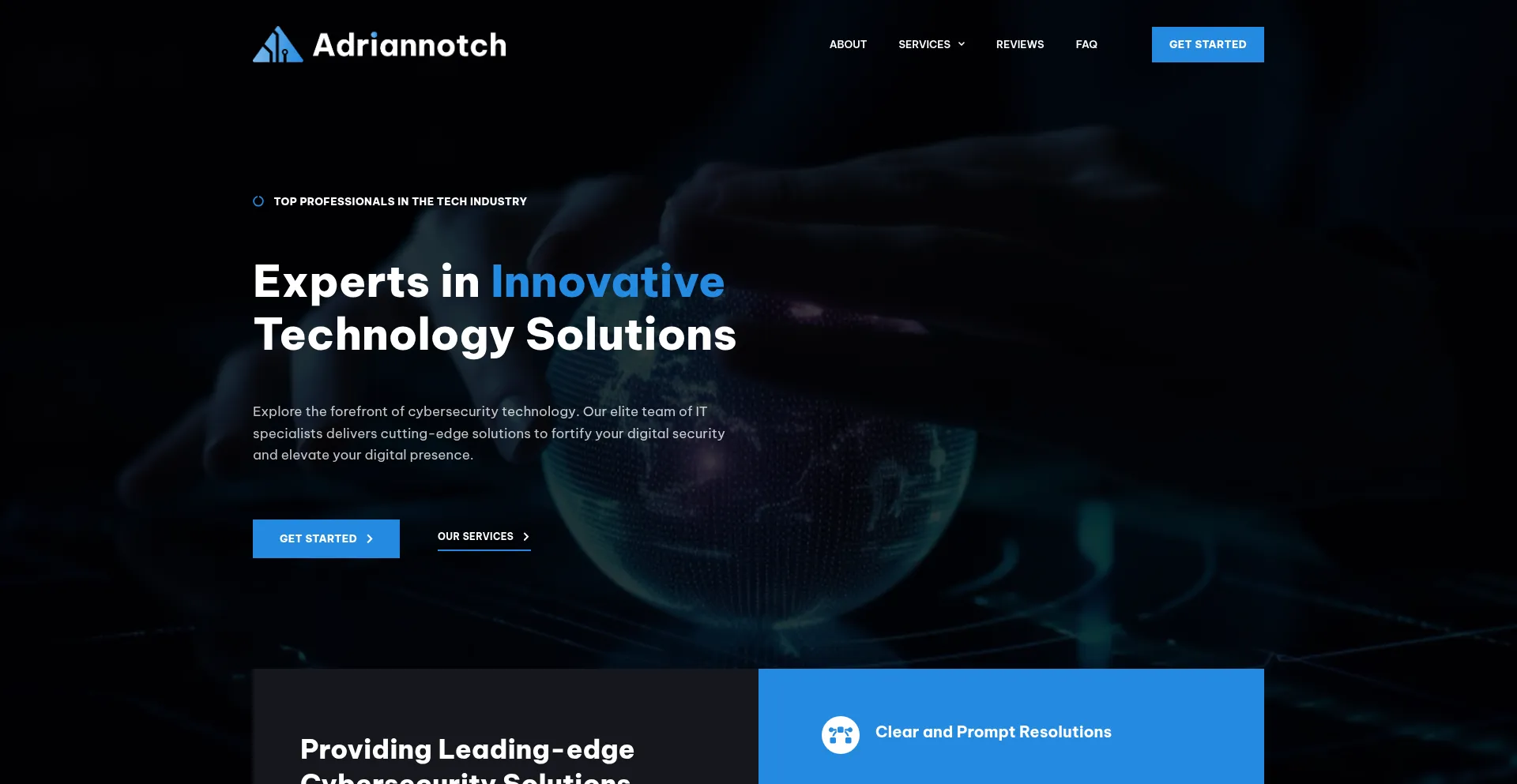 Adriannotch.com Screenshot