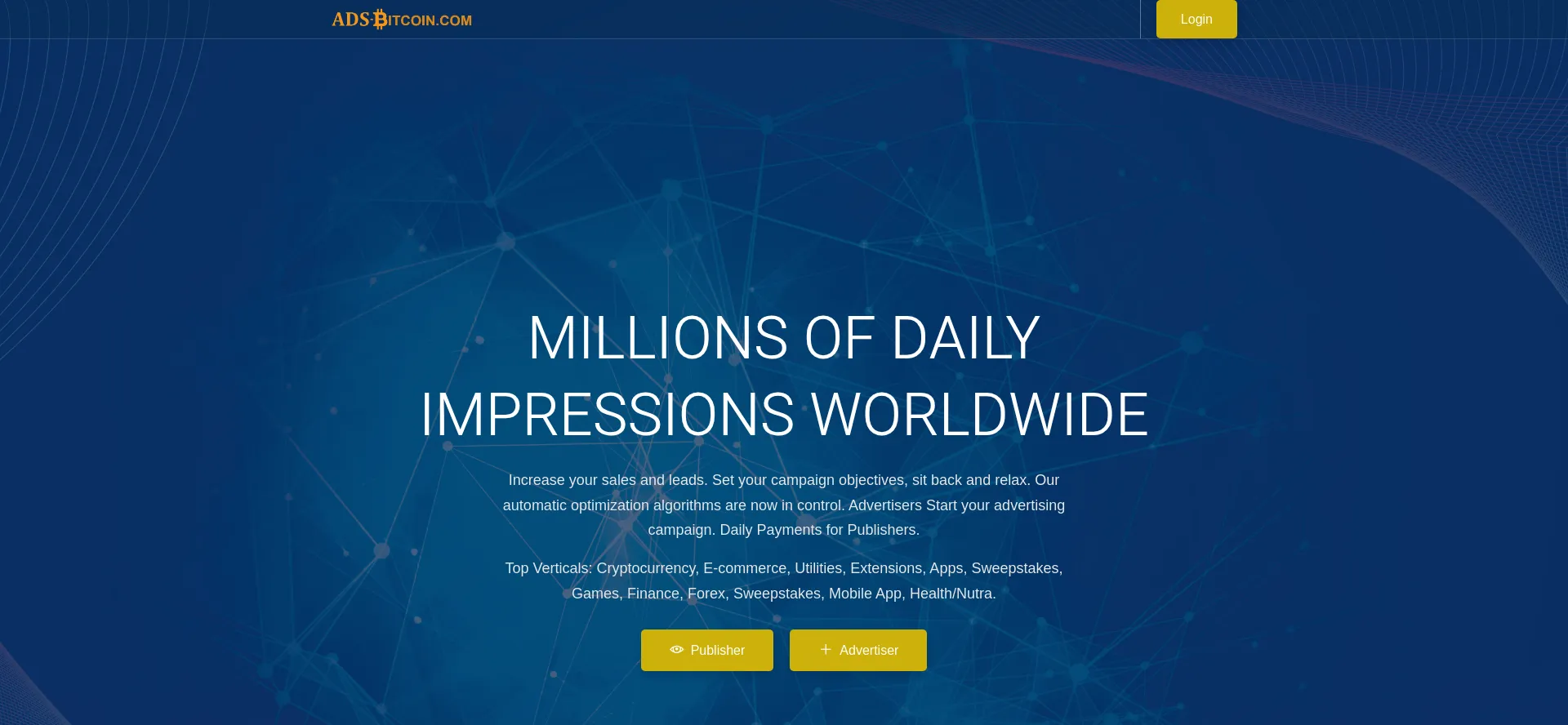Ads-bitcoin.com Screenshot