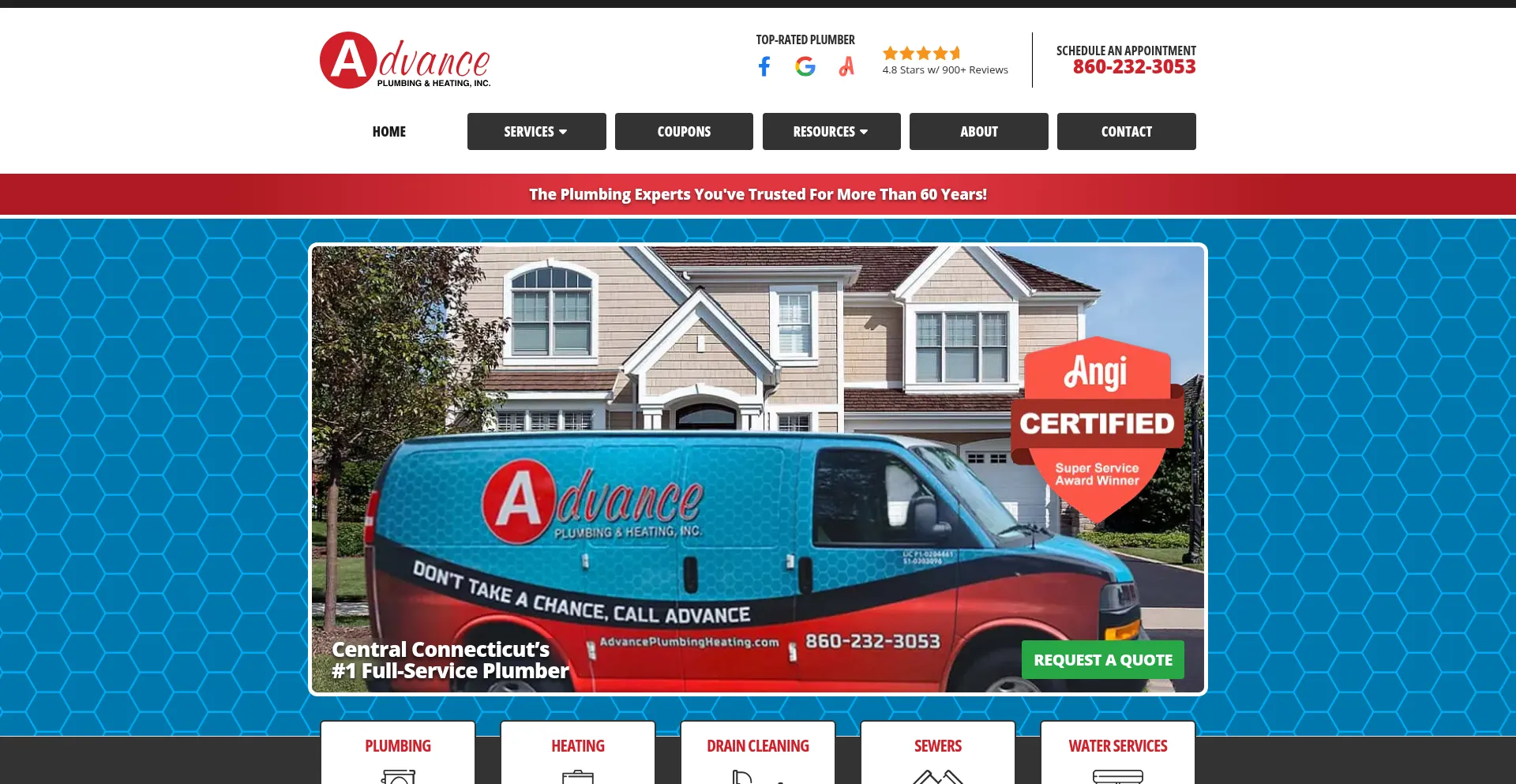 Advanceplumbingheating.com