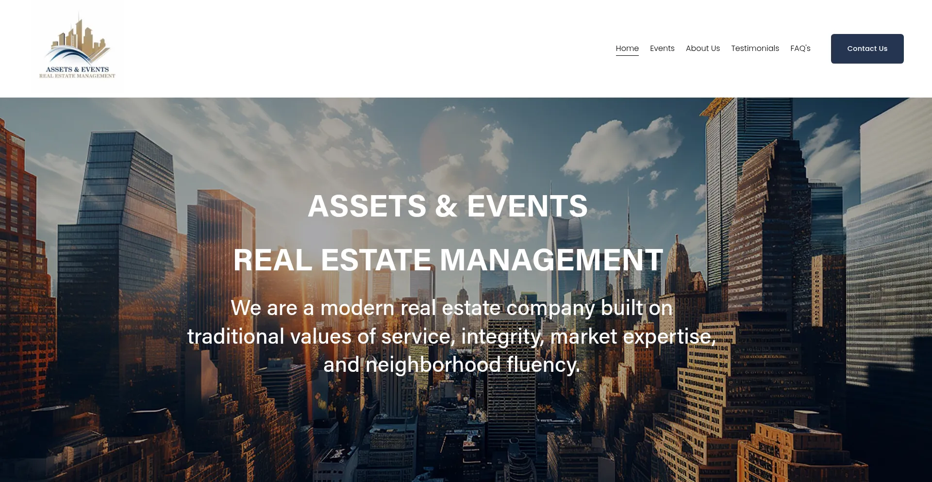 Website screenshot of Aerealestatellc.com
