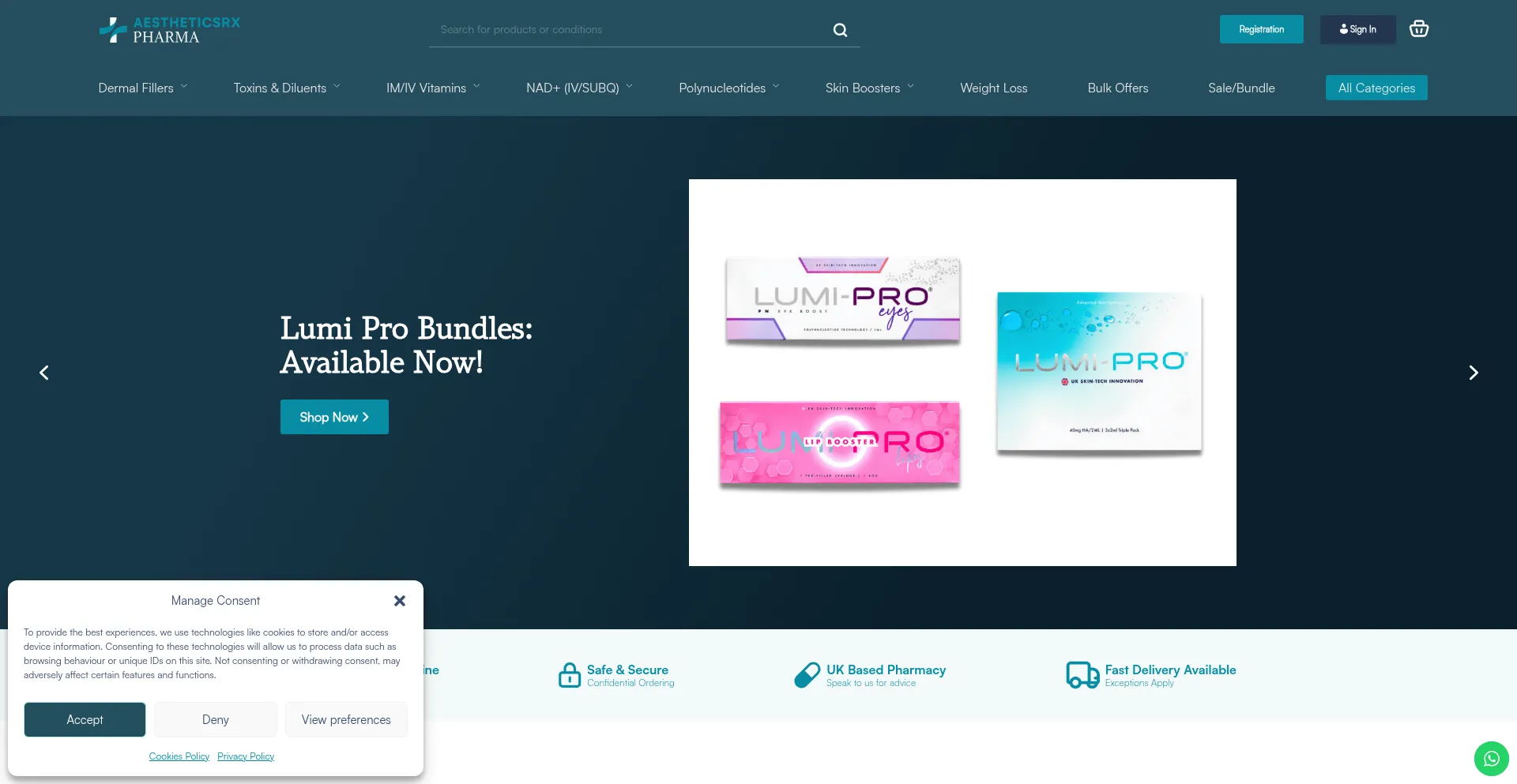 Aestheticsrxpharma.co.uk