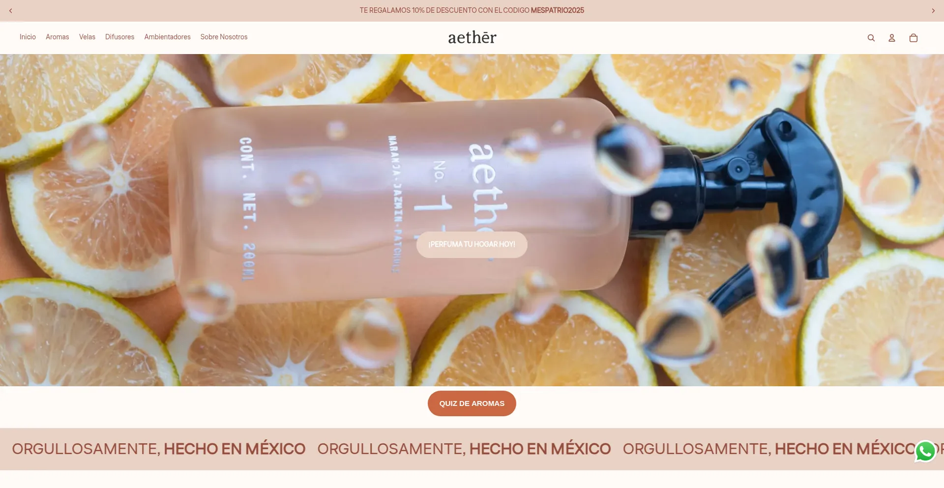 Aether.mx Screenshot