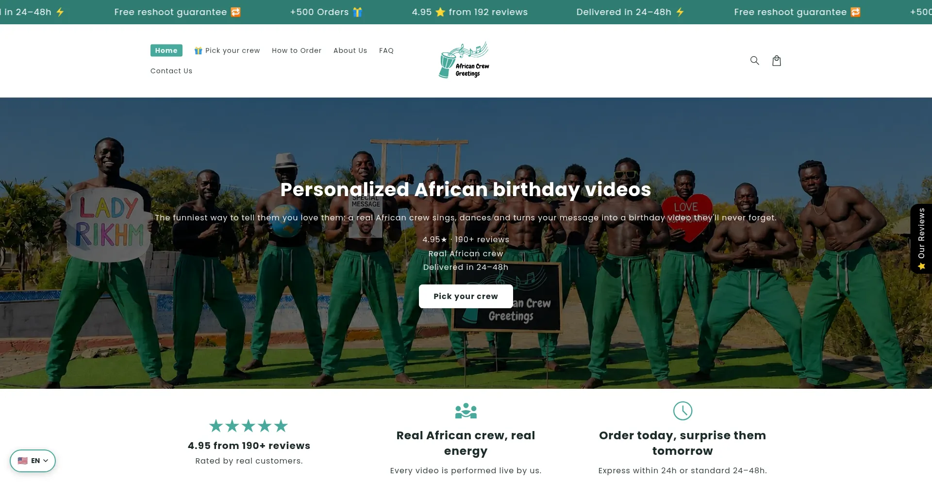 Africancrewgreetings.com