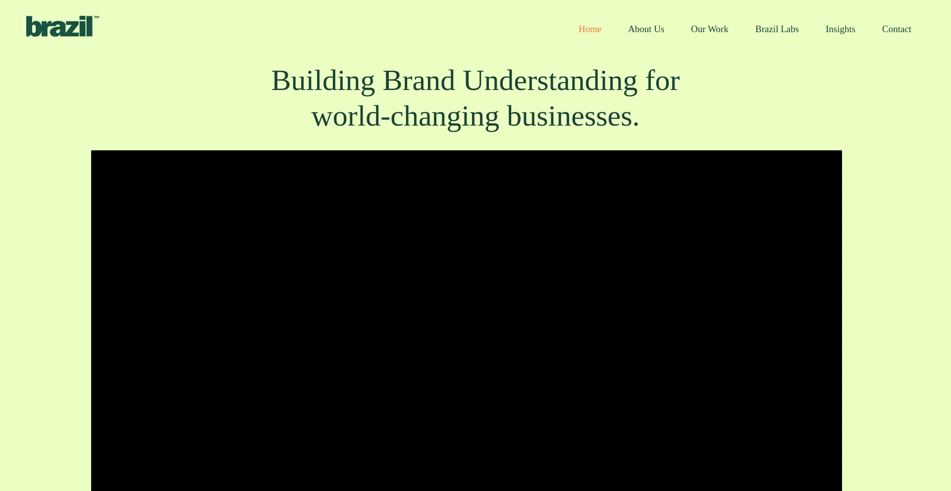 Website screenshot of Agencybrazil.com
