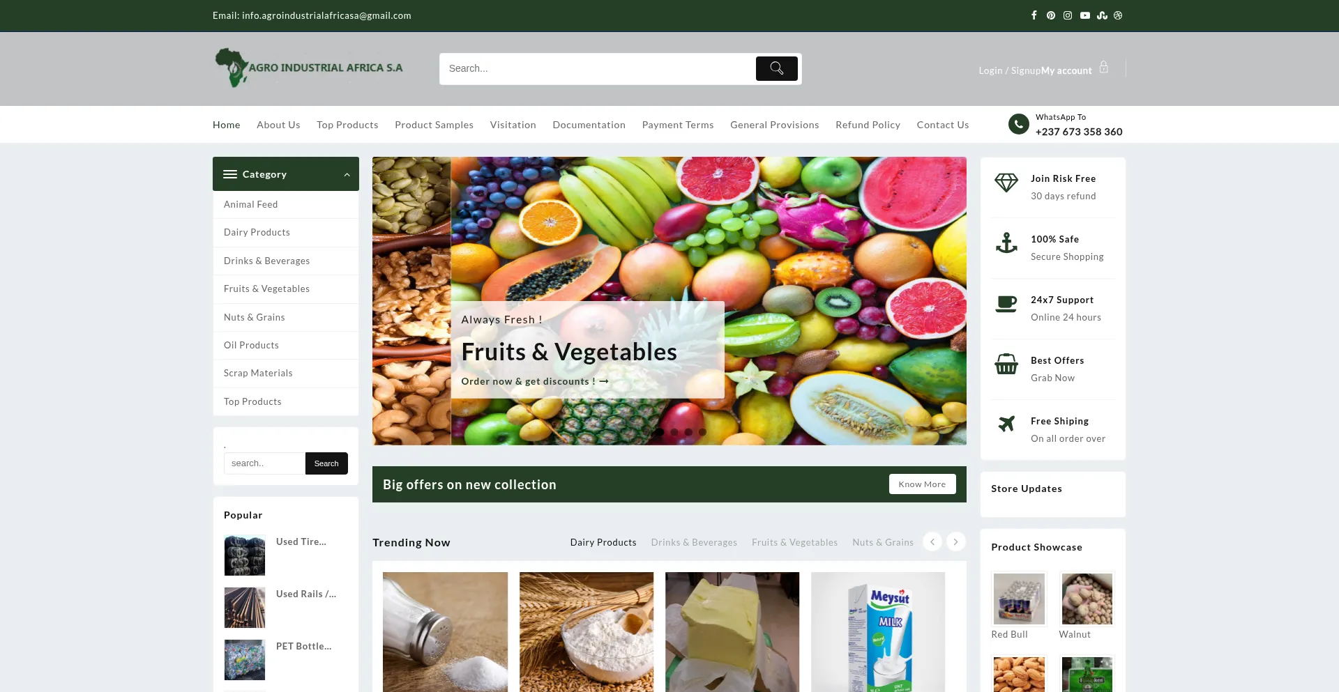 Agroindustrialafricasa.com 安全可靠吗？