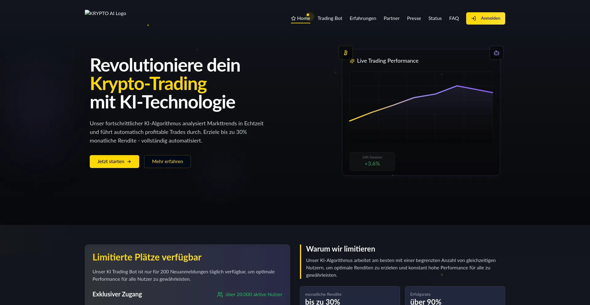 Website screenshot of Ai-bitloon.com