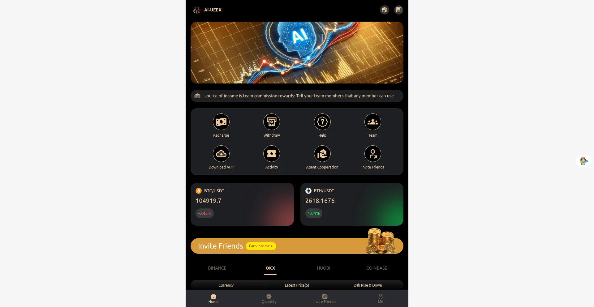 Website screenshot of Ai-ueexusdt88.com