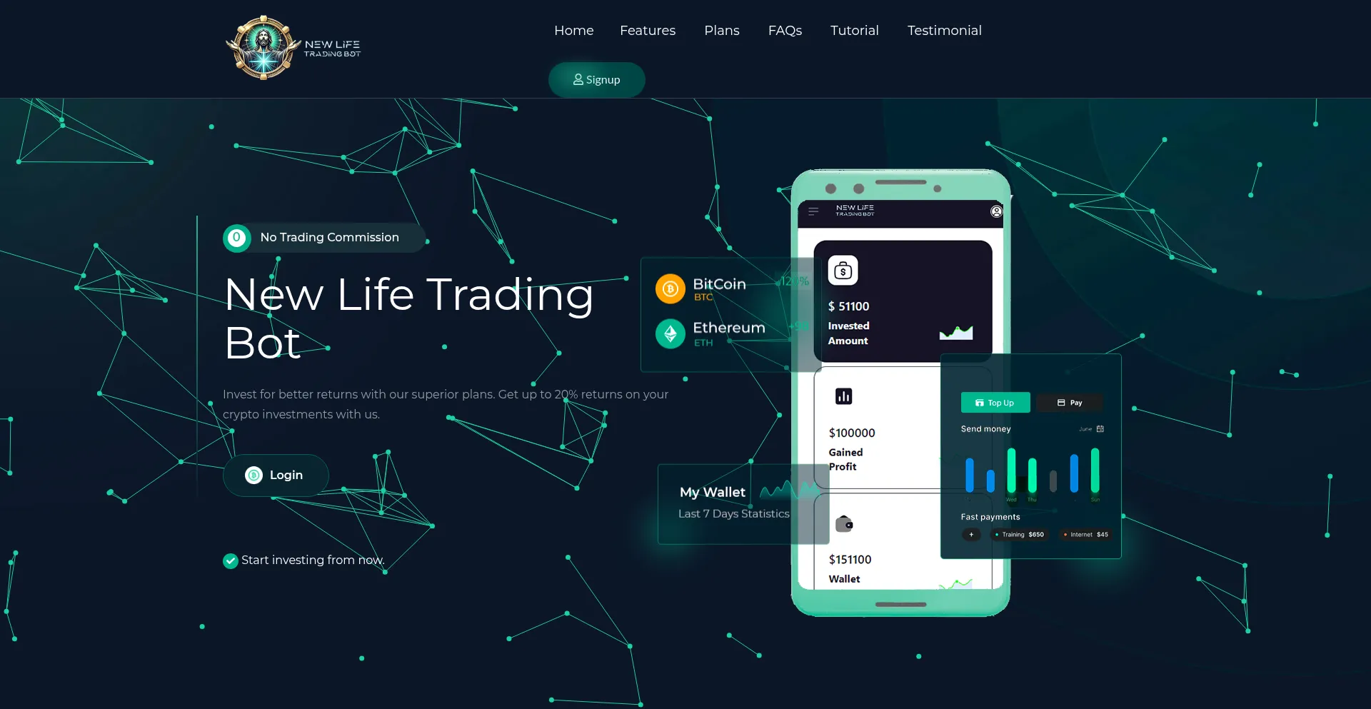 Website screenshot of Aibot26.com