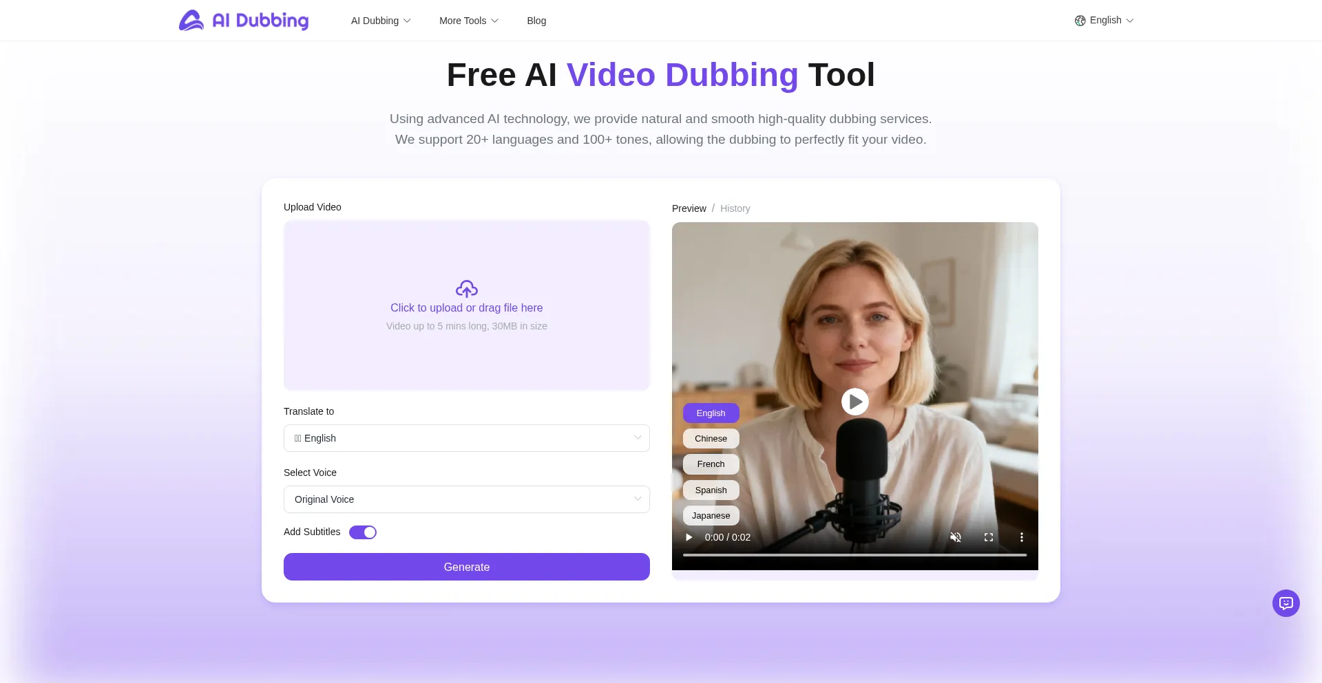 Aidubbing.io
