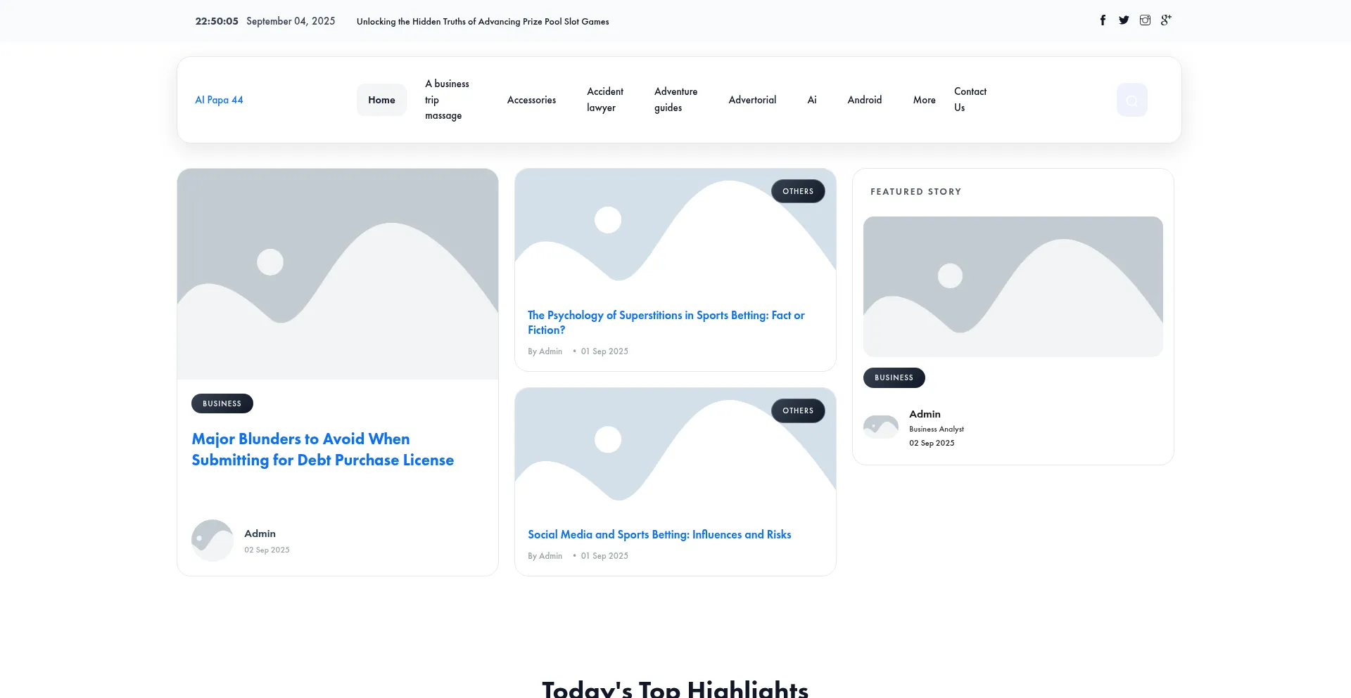 Website screenshot of Aipapa44.com