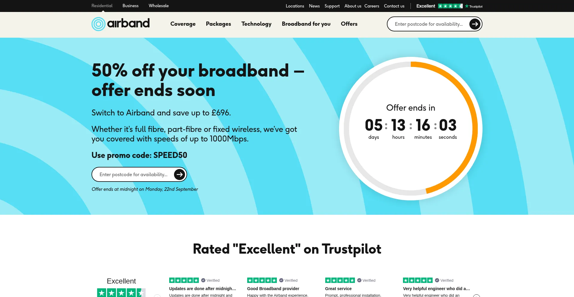 Airband.co.uk 安全可靠吗？