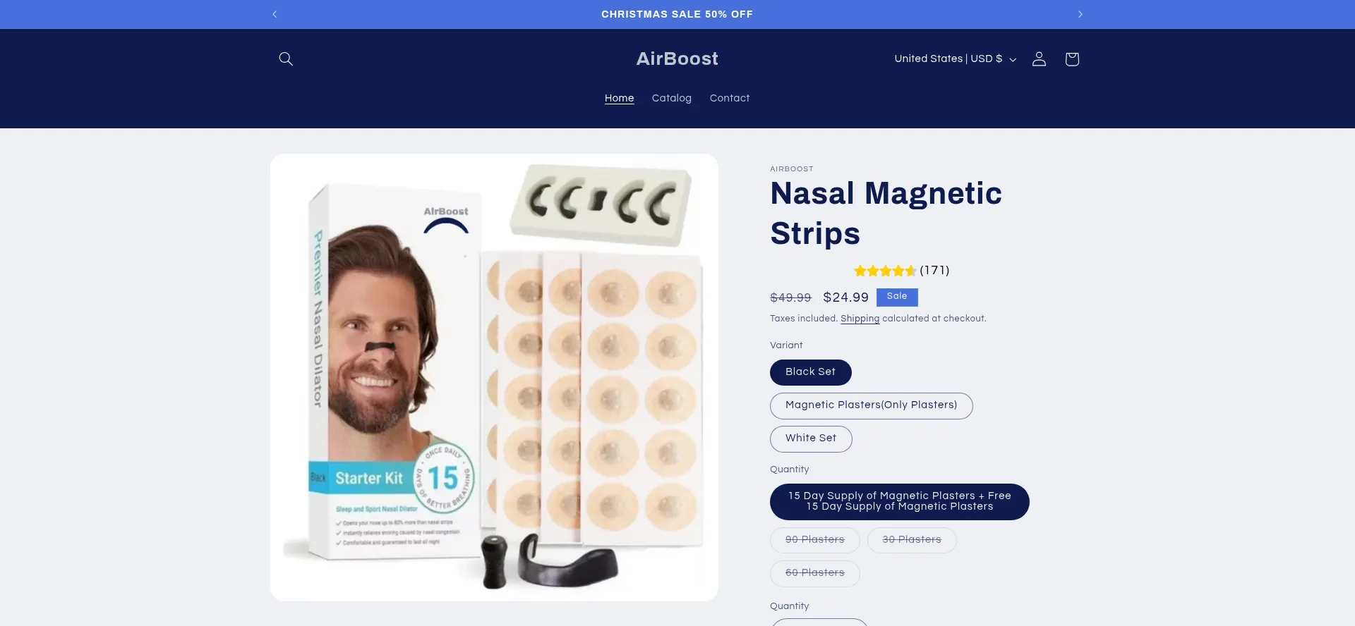Airboostshop.com Screenshot