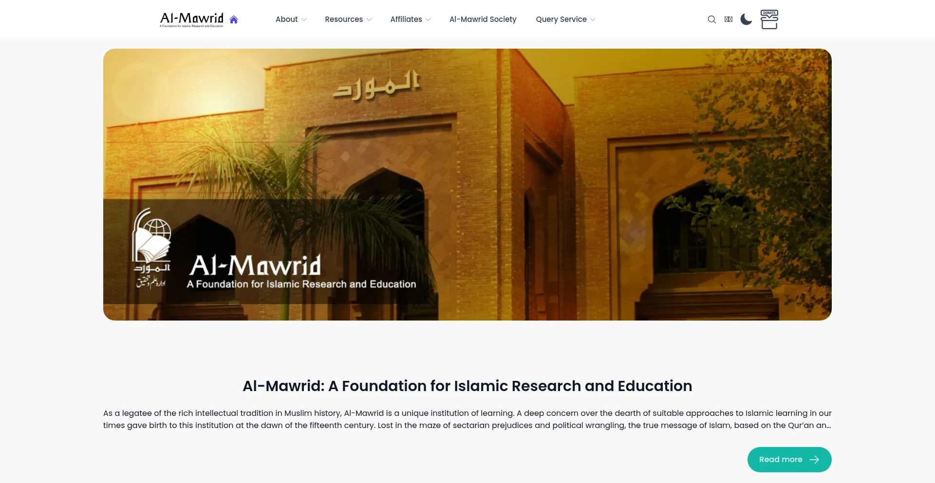 Al-mawrid.org
