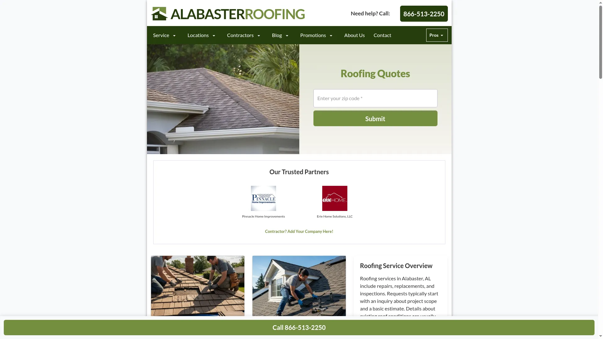 Alabasterroofers.com