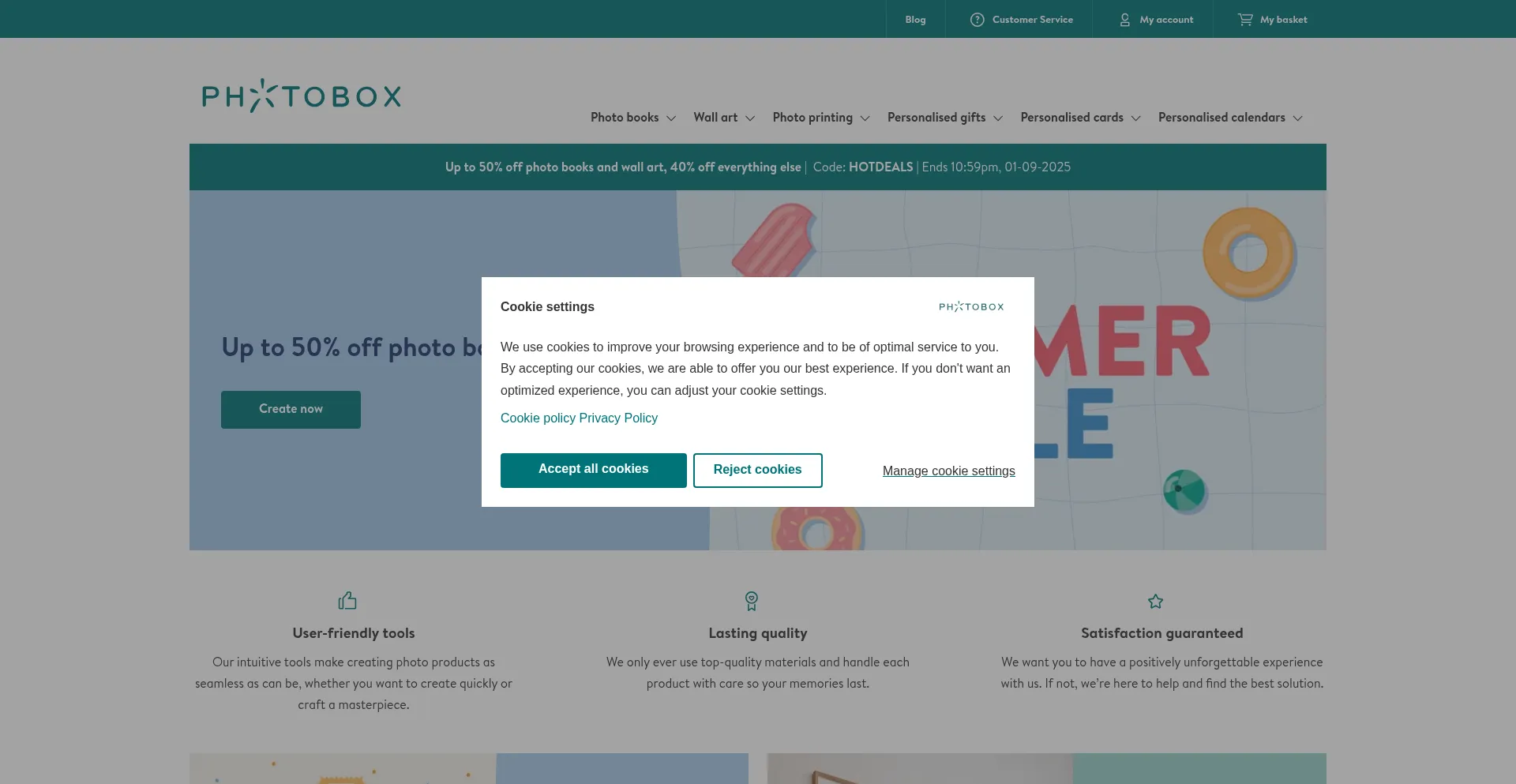 Website screenshot of Albeli.com