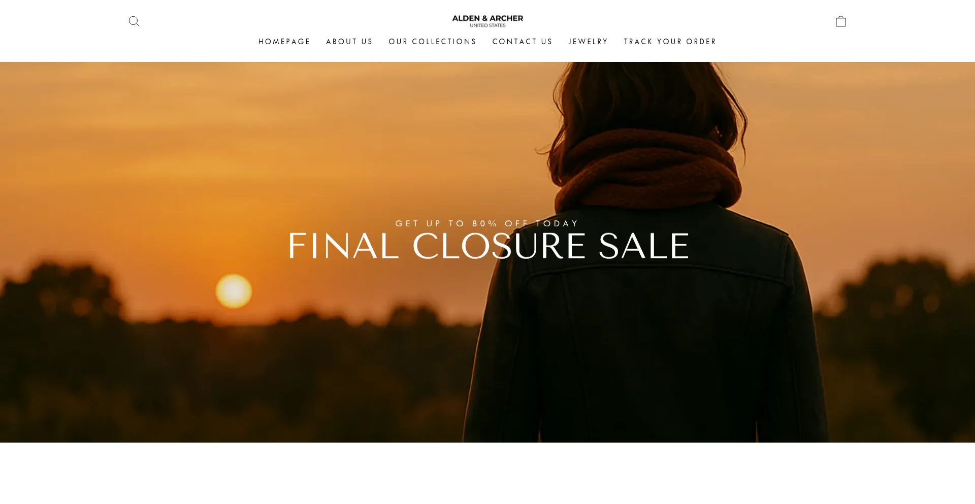 Website screenshot of Aldenandarcher.com