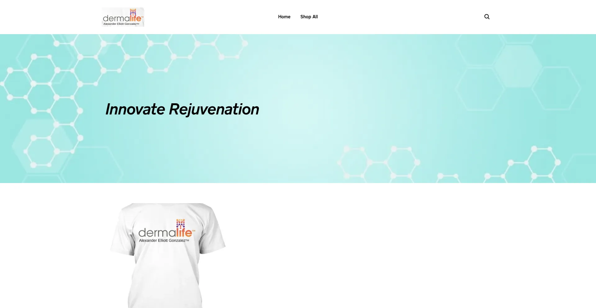 Website screenshot of Alexanderelliottgonzalez.com