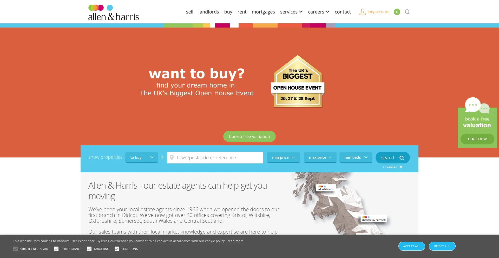 Allenandharris.co.uk Screenshot
