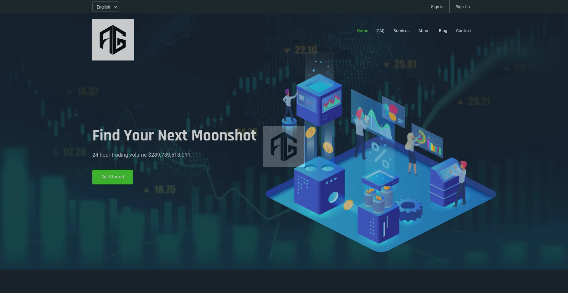Website screenshot of Allggo.co