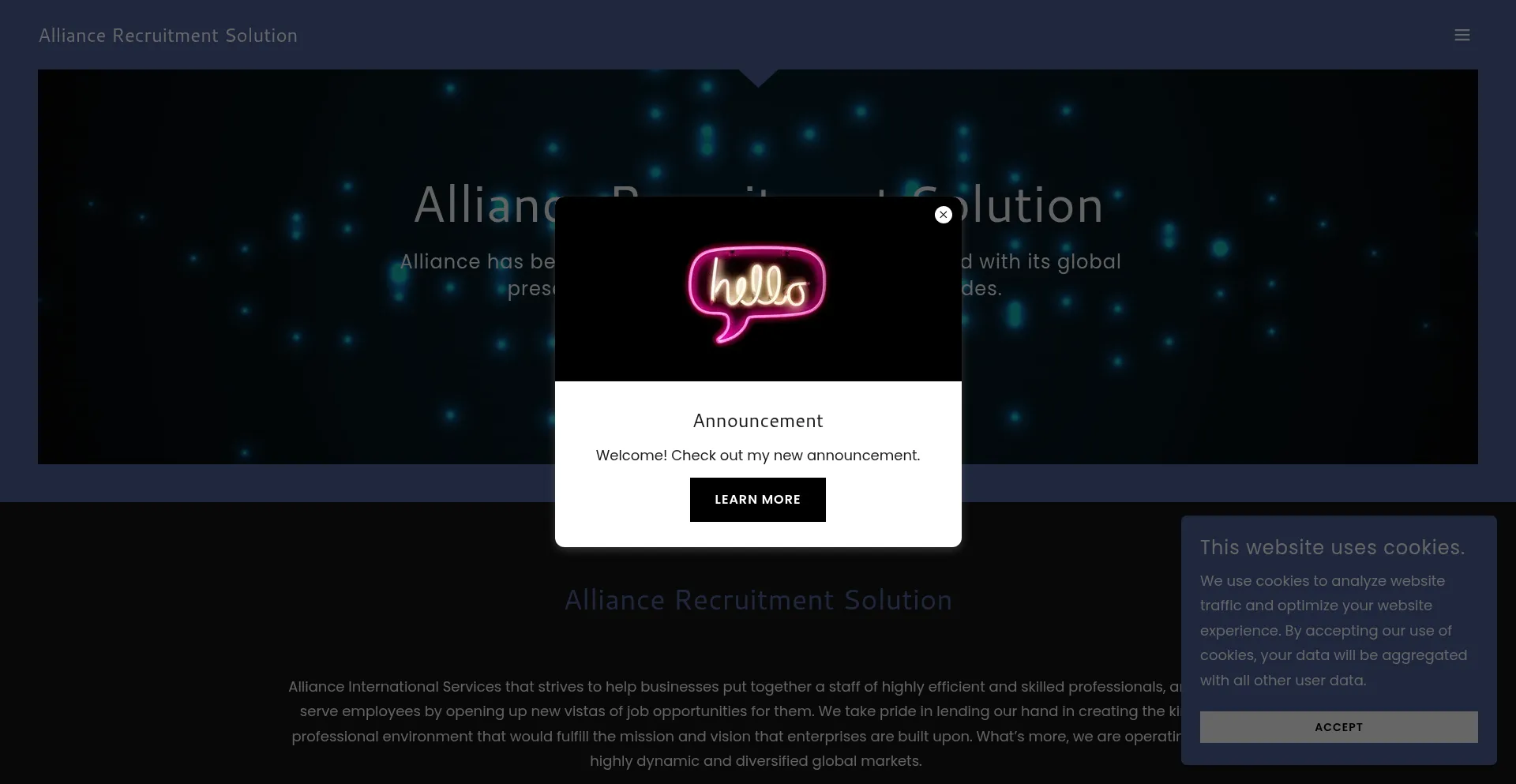 Alliancerecruitmentsolution.com 安全可靠吗？