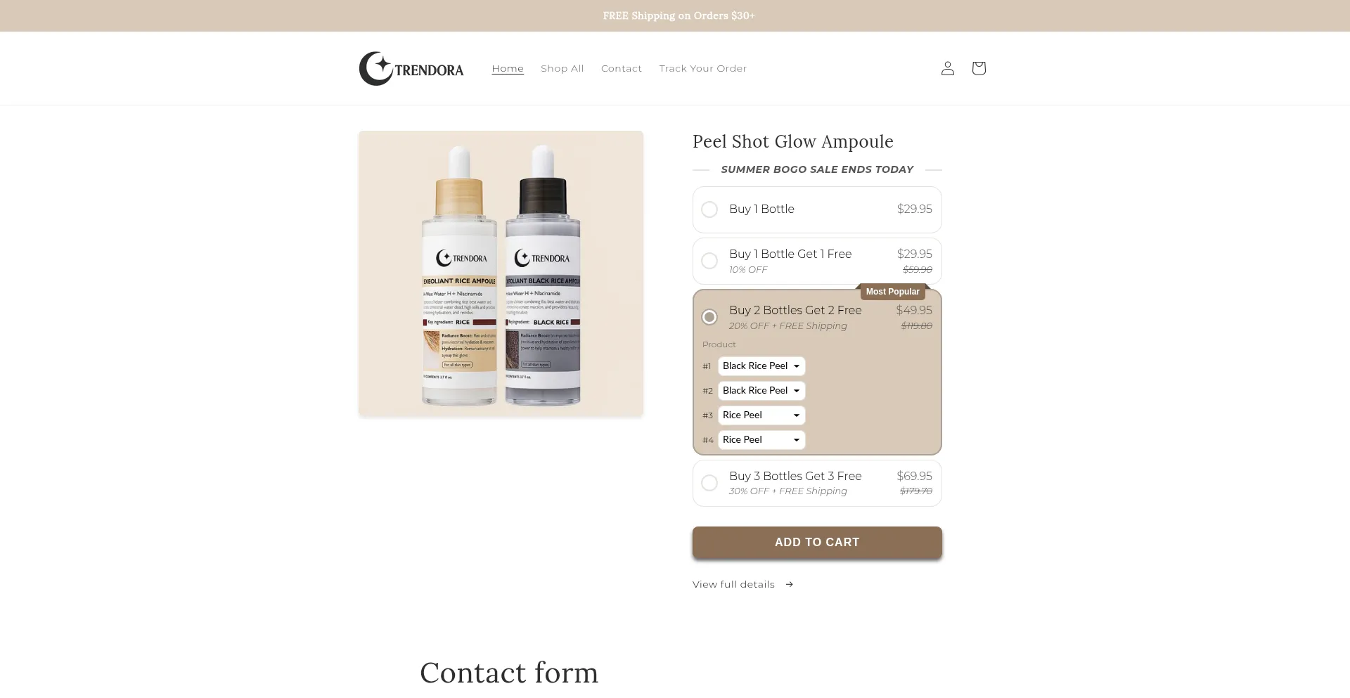 Alltrendora.store Screenshot