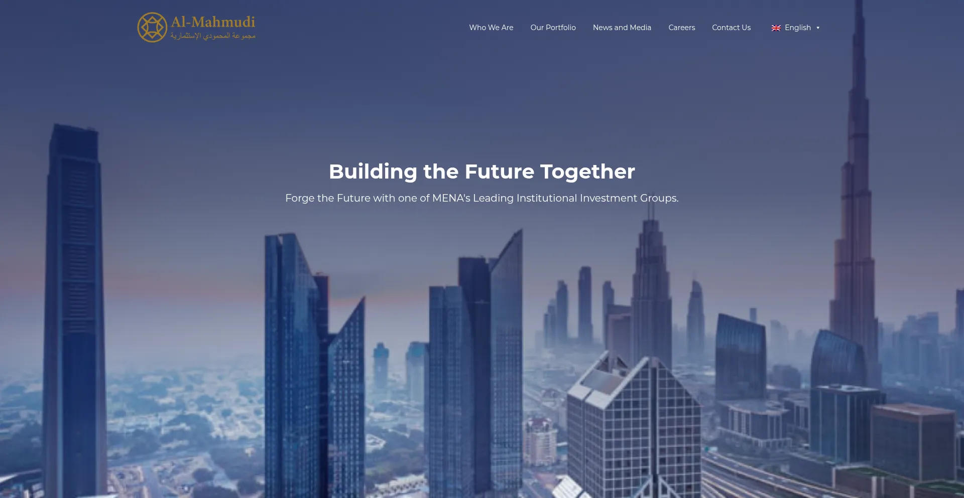 Website screenshot of Almahmudi.com