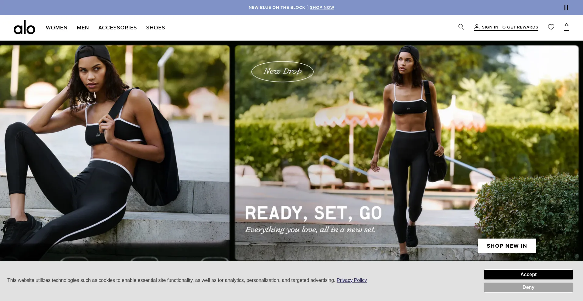 Aloyoga.com Screenshot