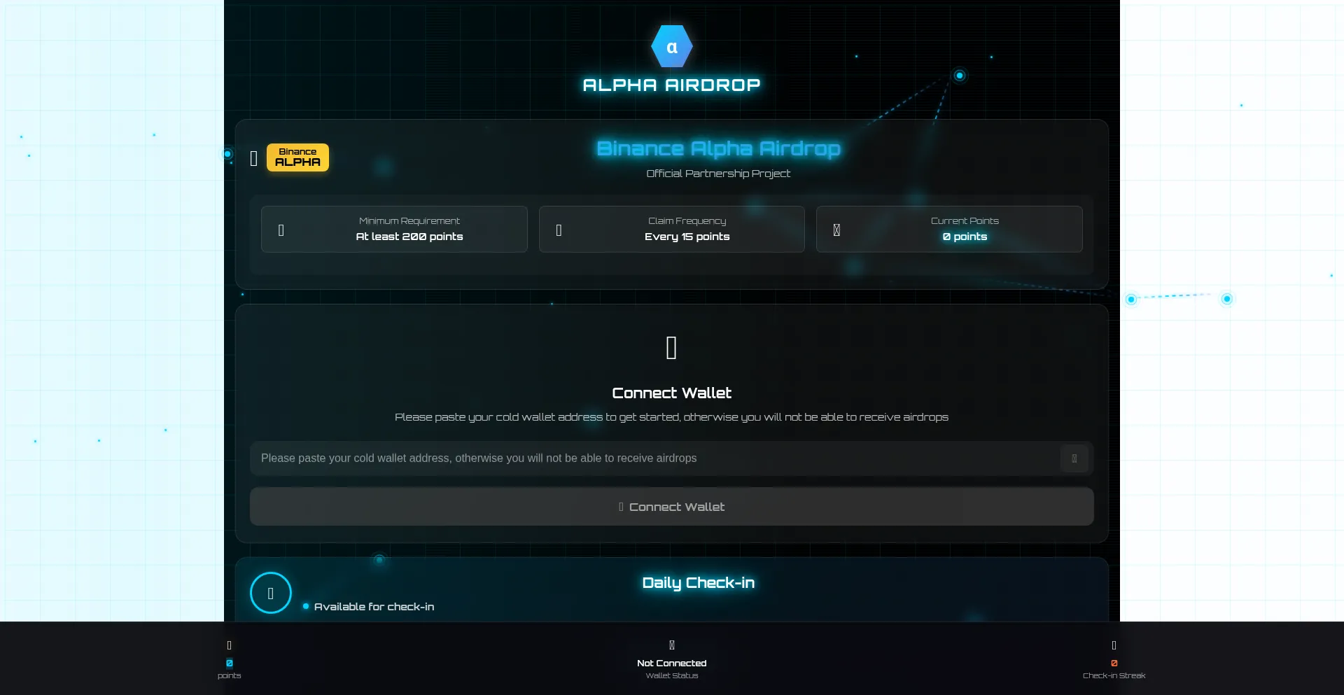 Website screenshot of Alpha.botiq.site