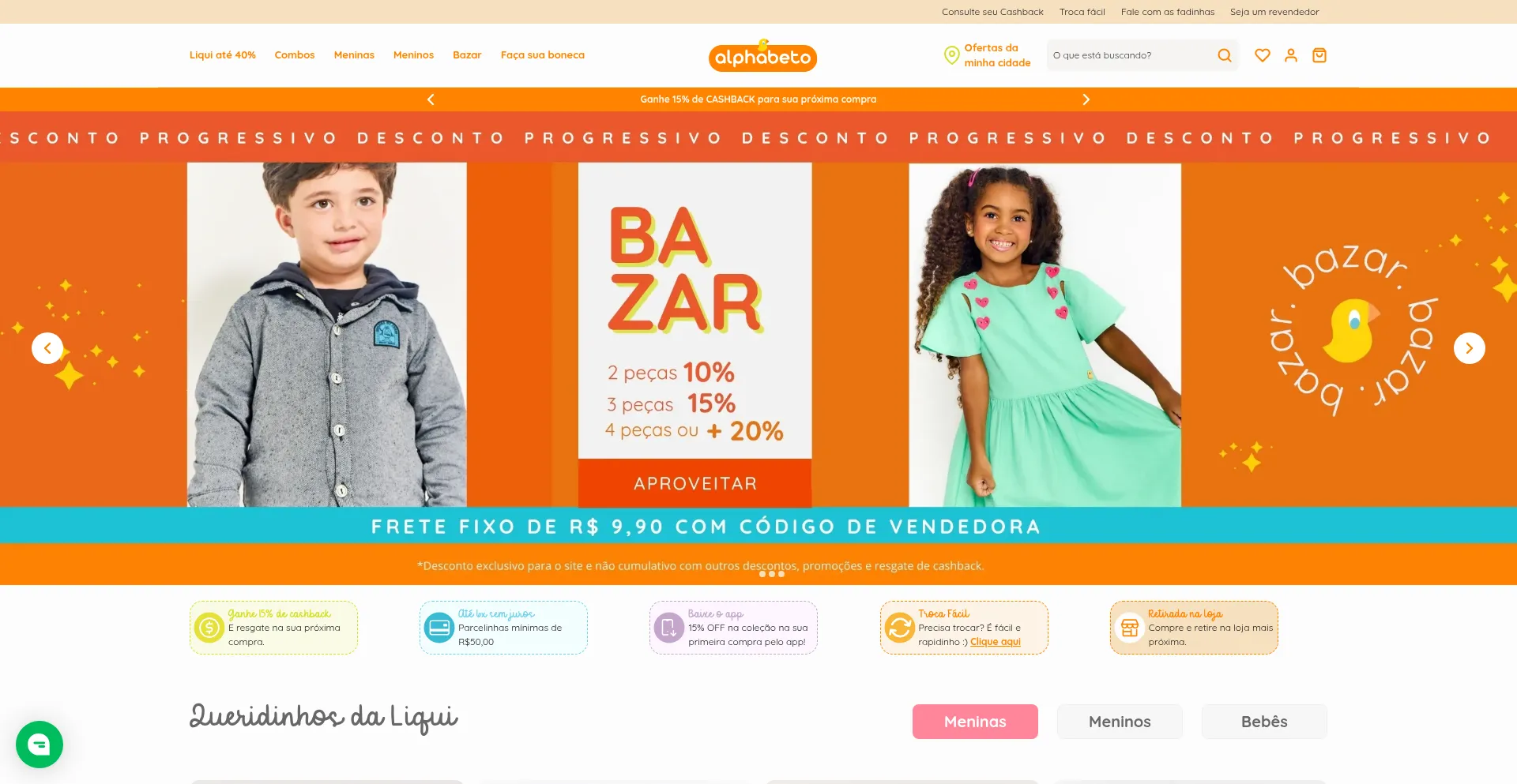 Website screenshot of Alphabeto.com